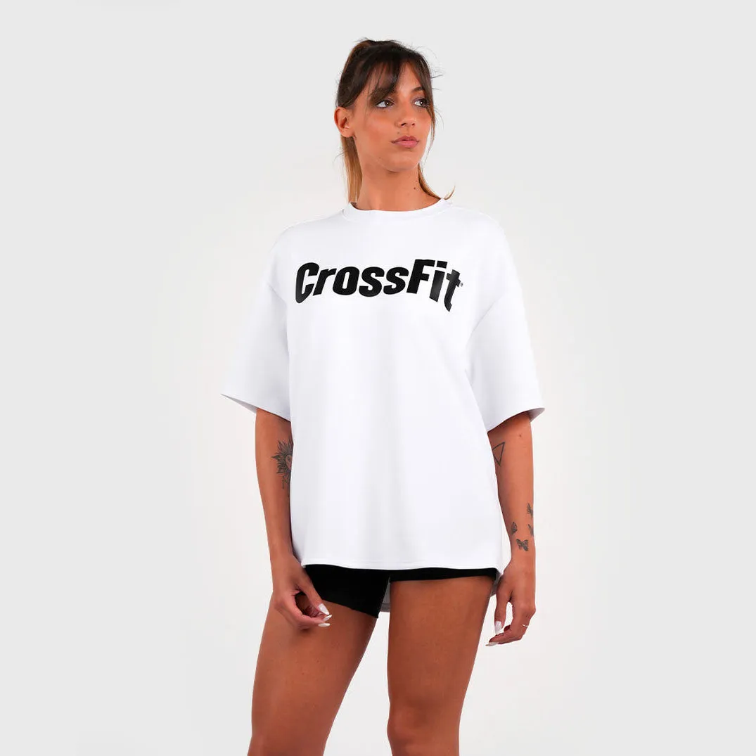 Northern Spirit - CROSSFIT® SMURF UNISEX OVERSIZED T-SHIRT - ALABASTER