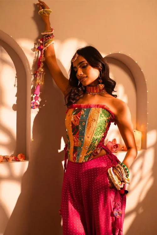 PHULKARI CORSET