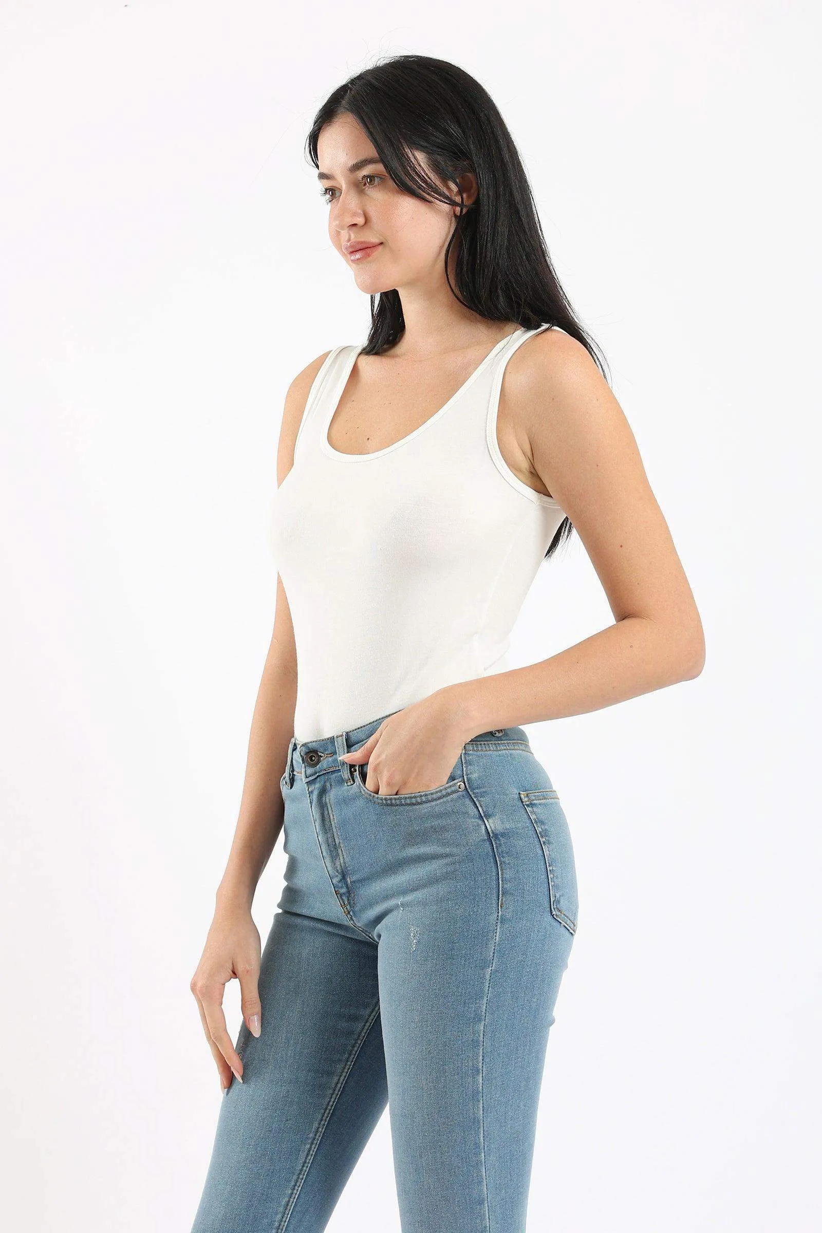 Plunge Neck Top