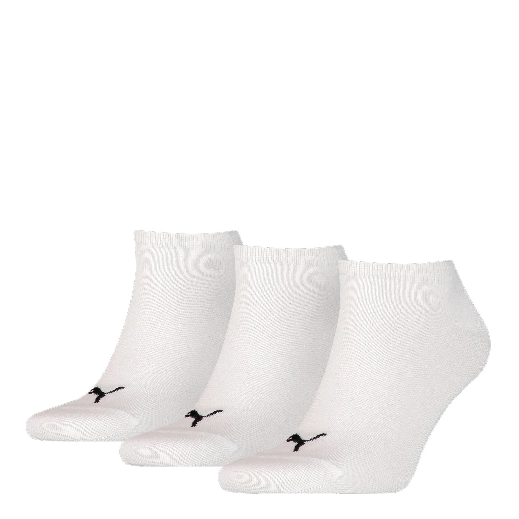 PUMA Unisex 3 Pairs Sneaker Soft Cotton Flat Toe Seam Socks