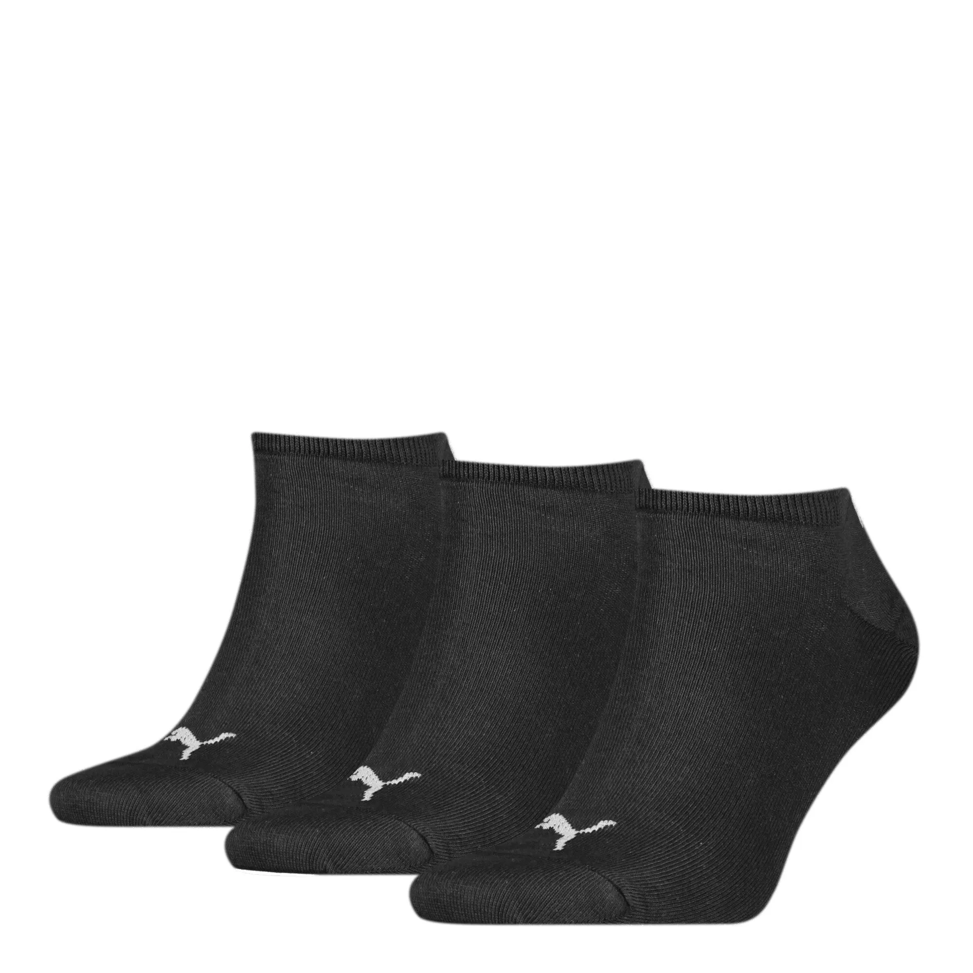 PUMA Unisex 3 Pairs Sneaker Soft Cotton Flat Toe Seam Socks