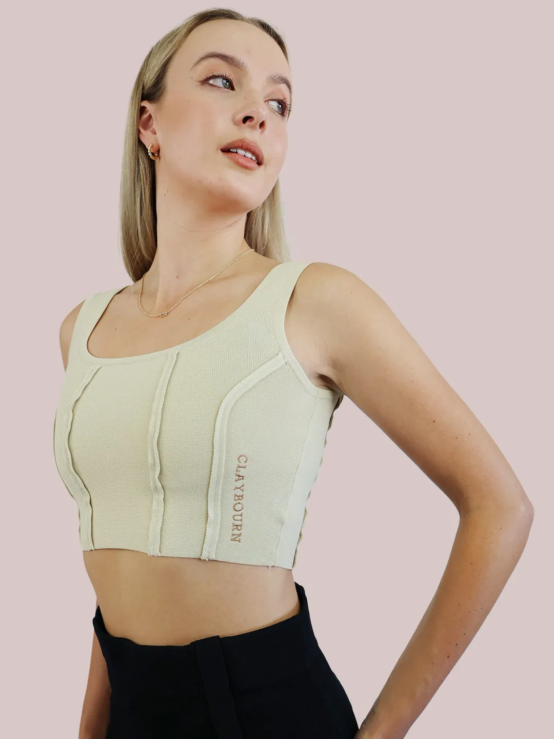 Ribbed Knit Crop Top