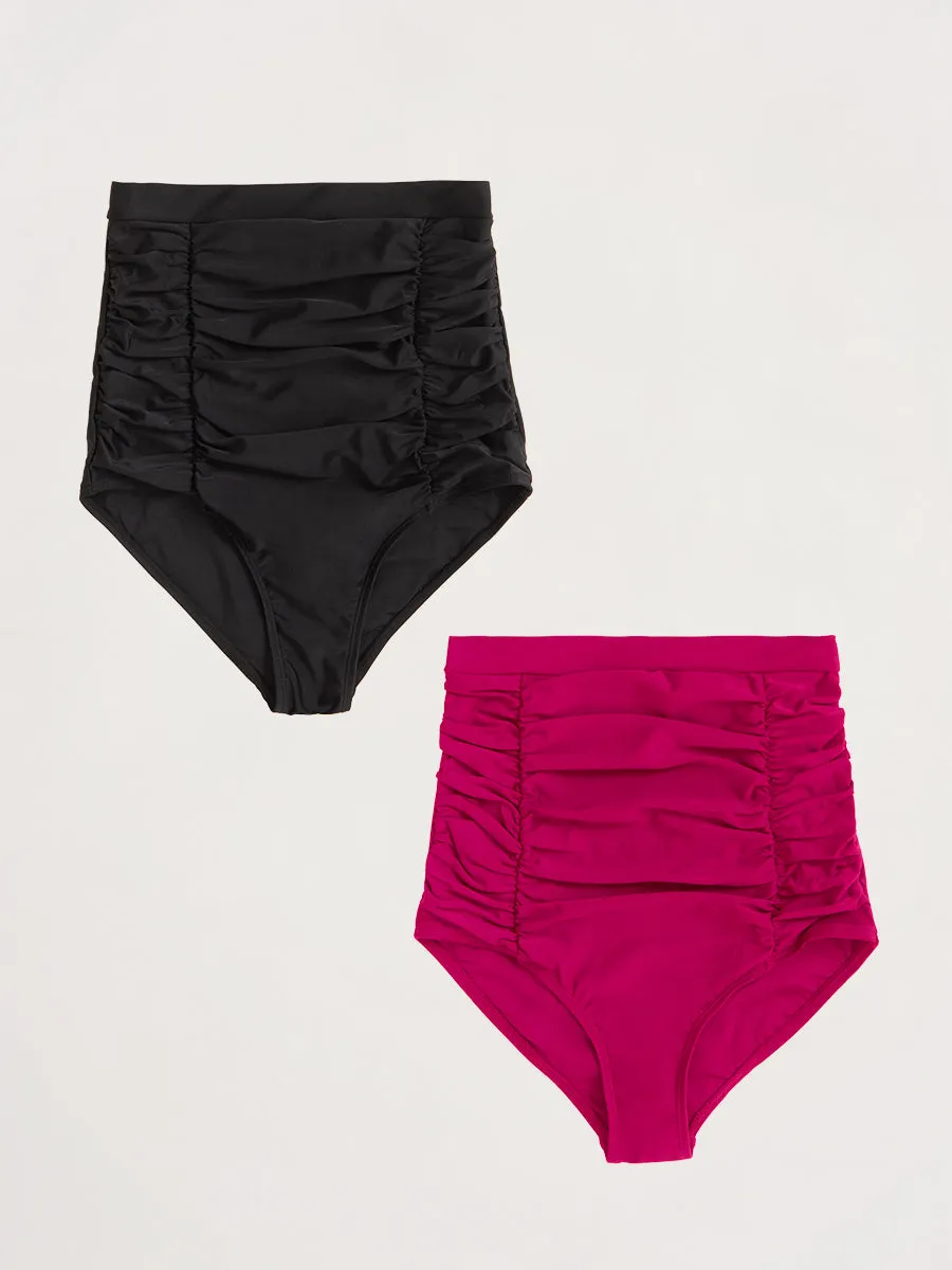 Shapermint Essentials 2-Pack High-Waisted Control Bikini Bottom