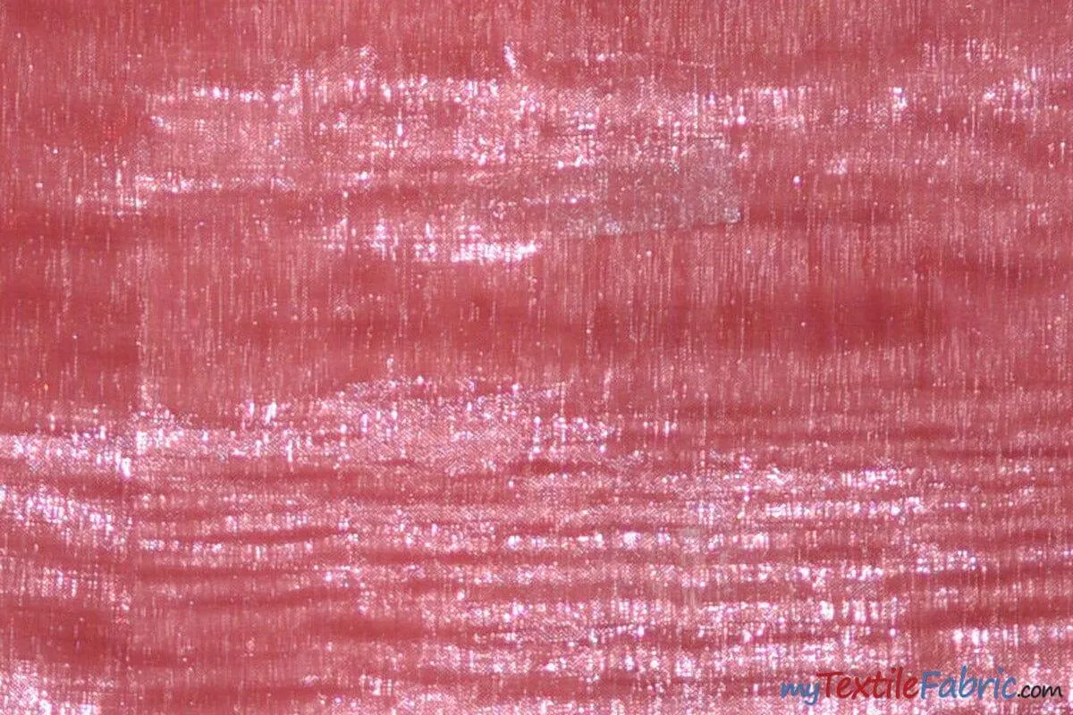 Soft and Smooth Mirror Organza Fabric - 60&#34; Wide - Sample Swatch - Multiple Colors