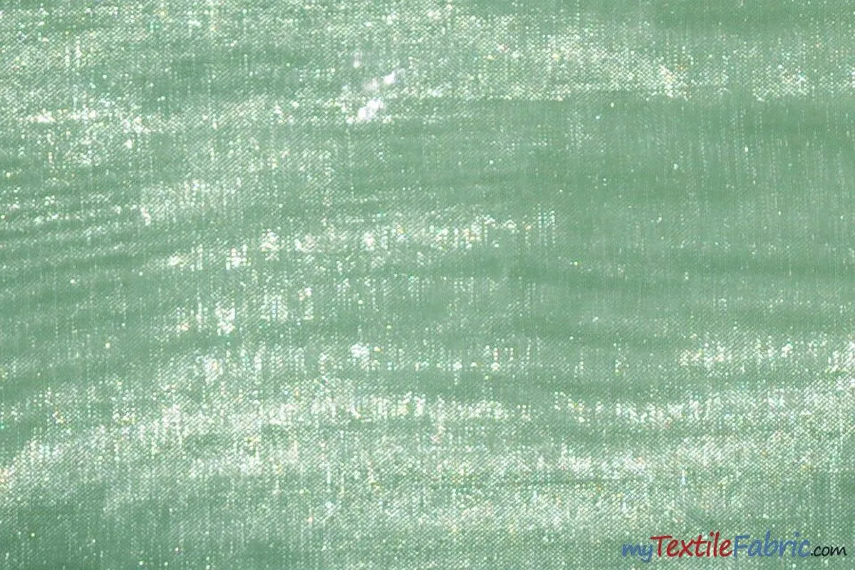 Soft and Smooth Mirror Organza Fabric - 60&#34; Wide - Sample Swatch - Multiple Colors