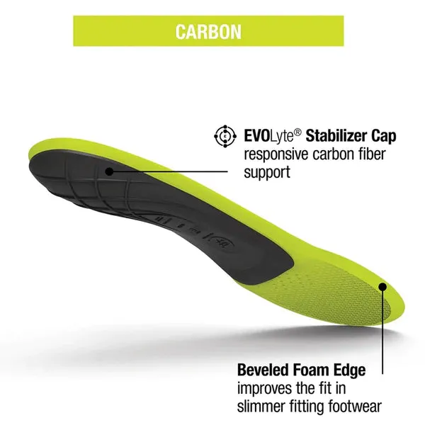 Superfeet Carbon Run Support Low Arch Insoles