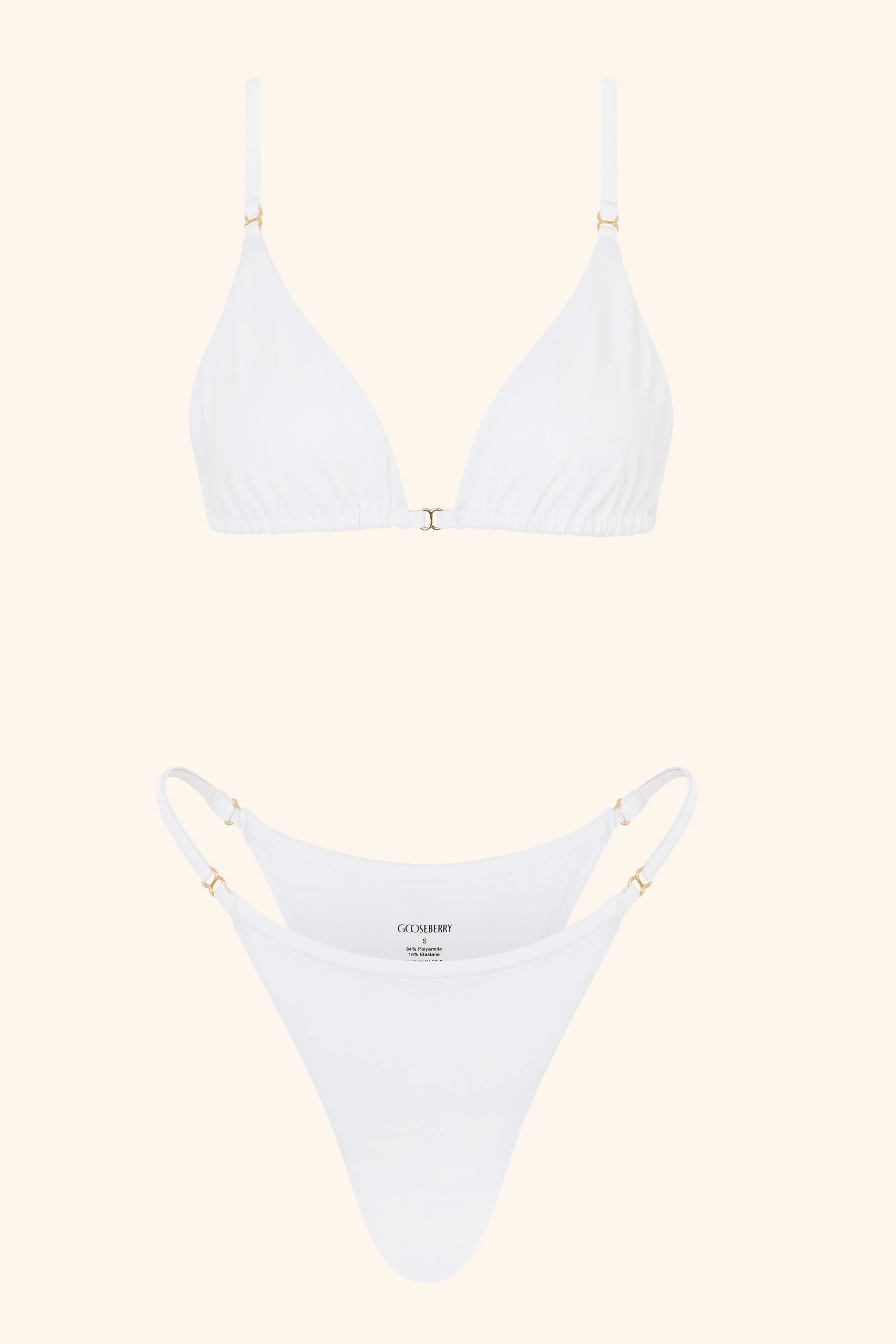 Tanga Bikini White