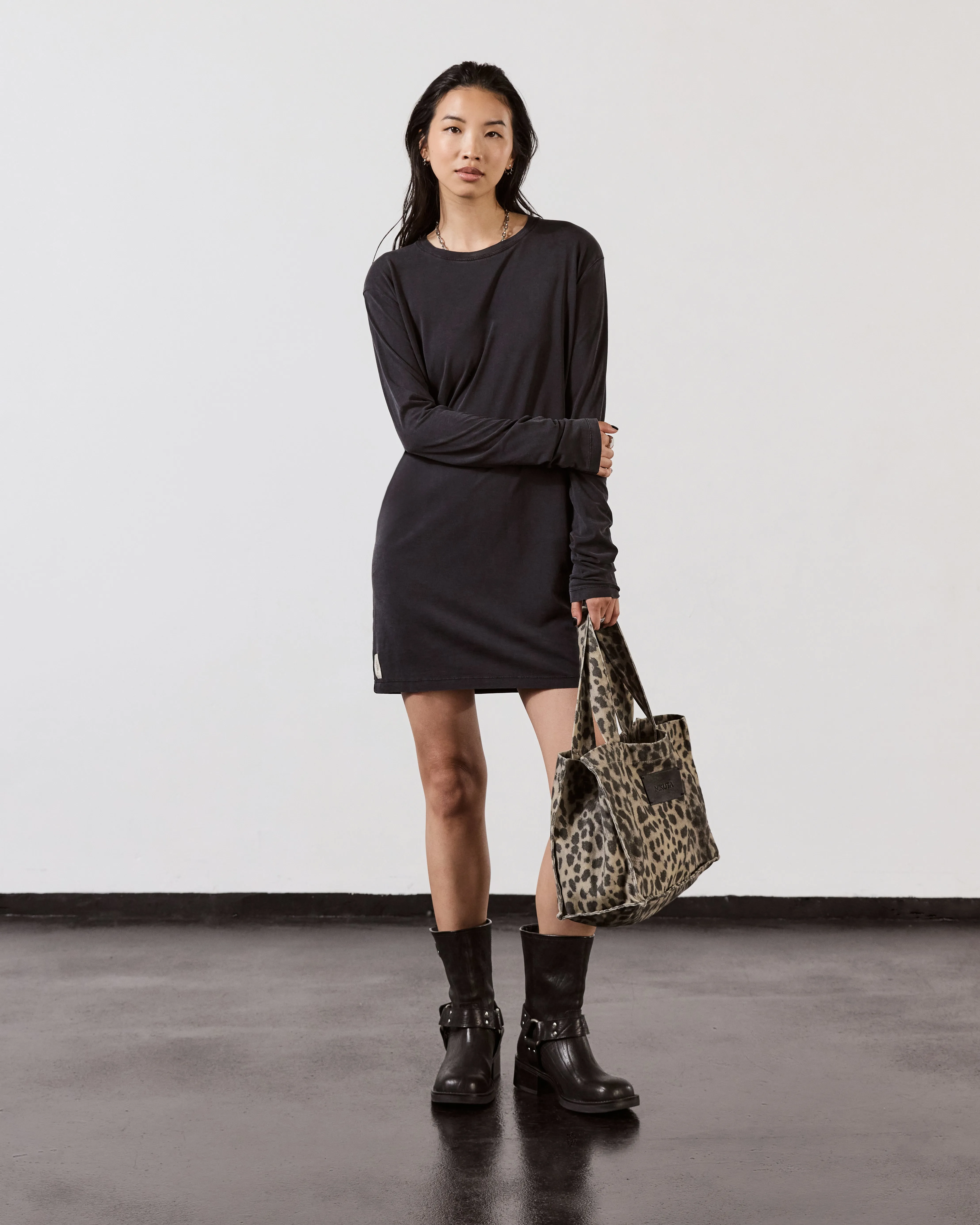 The Dark Short Longsleeve Dress