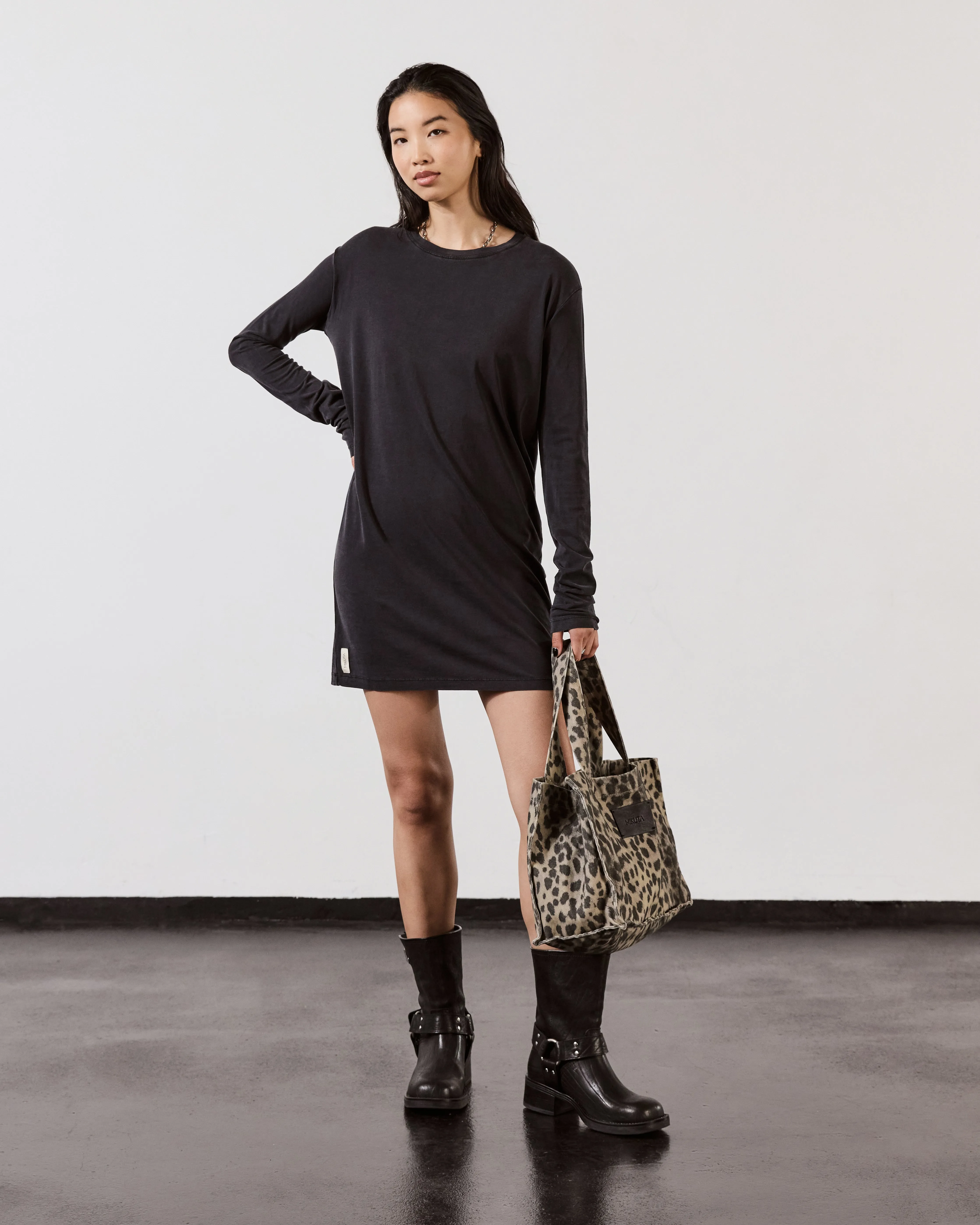 The Dark Short Longsleeve Dress