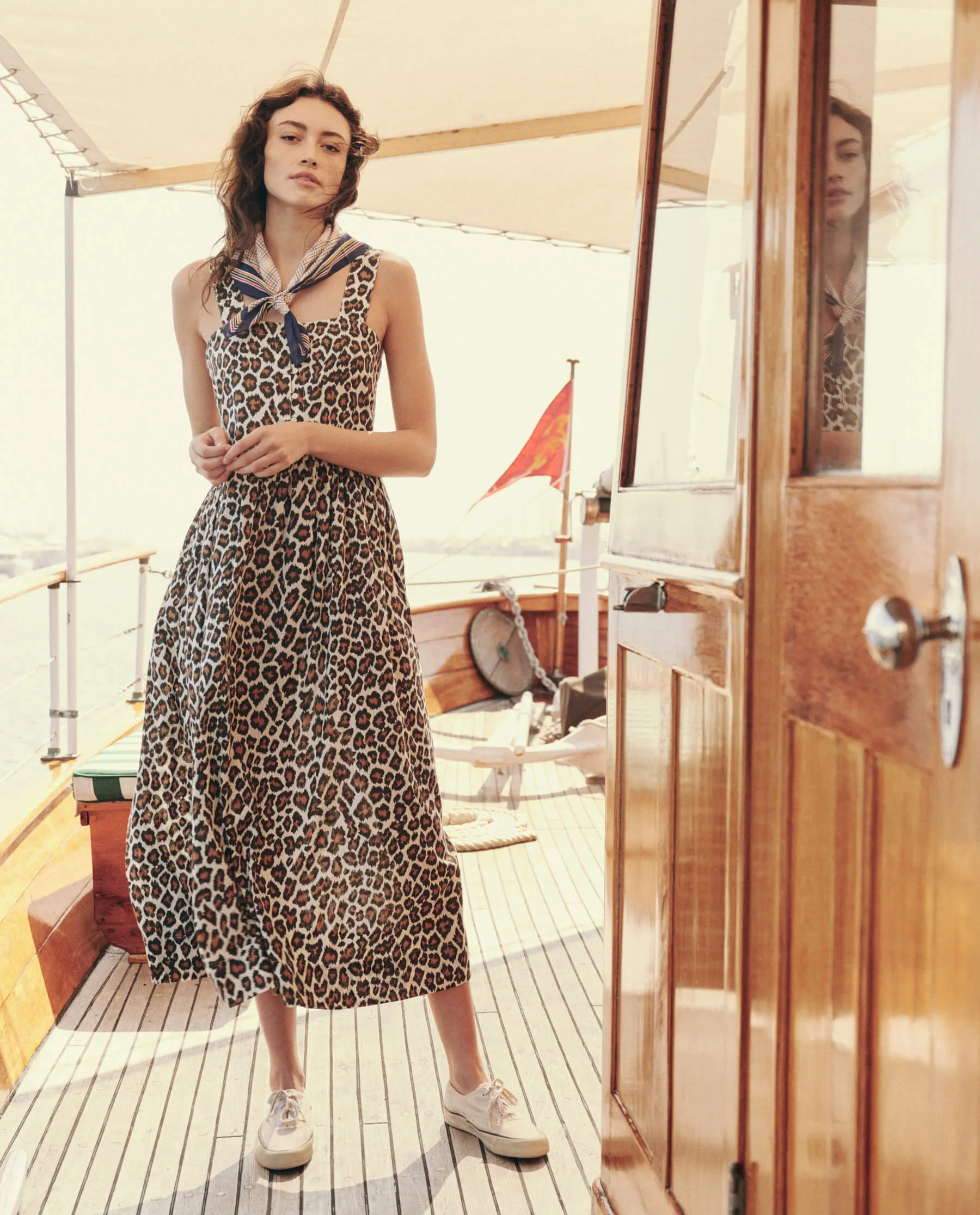 The Sunbird Dress. -- Heritage Leopard