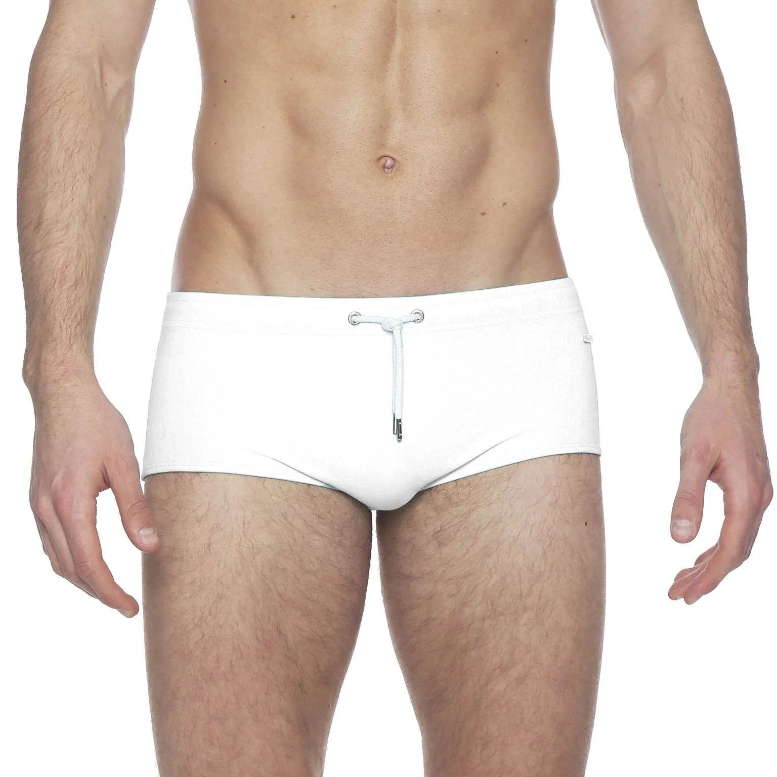 White Solid Corcovado Brief